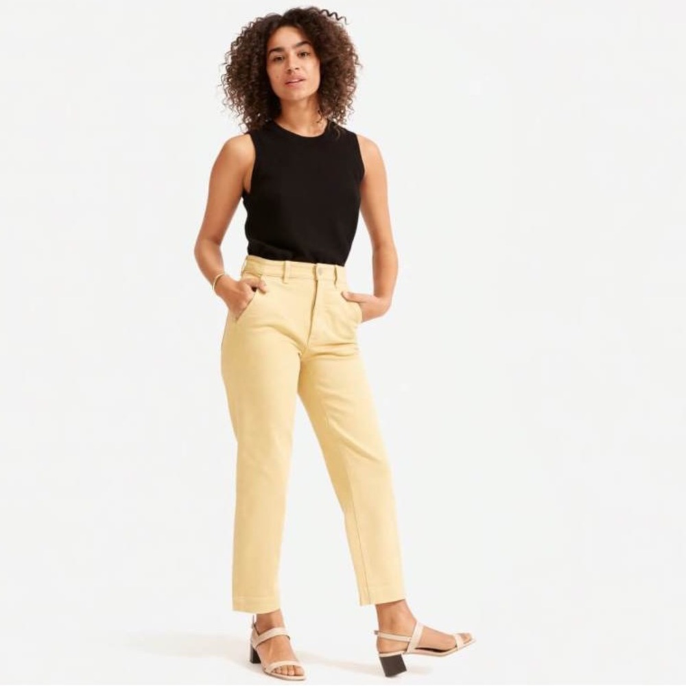 Everlane The Straight-Leg Crop Pants
